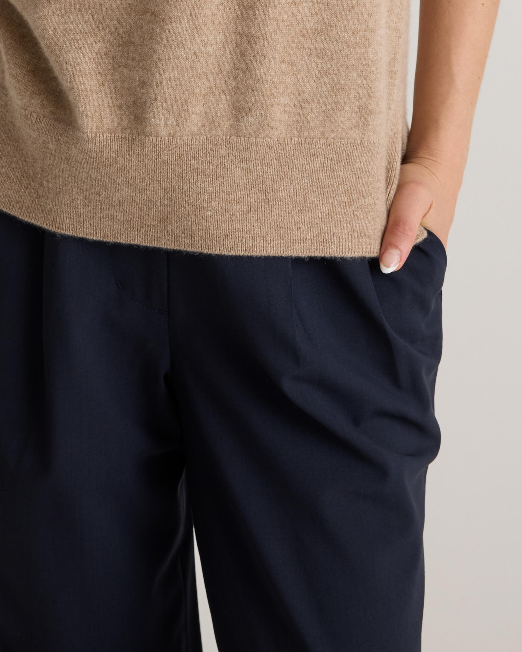 Quince | Women's Italian Wool Pleated Trouser Product Image