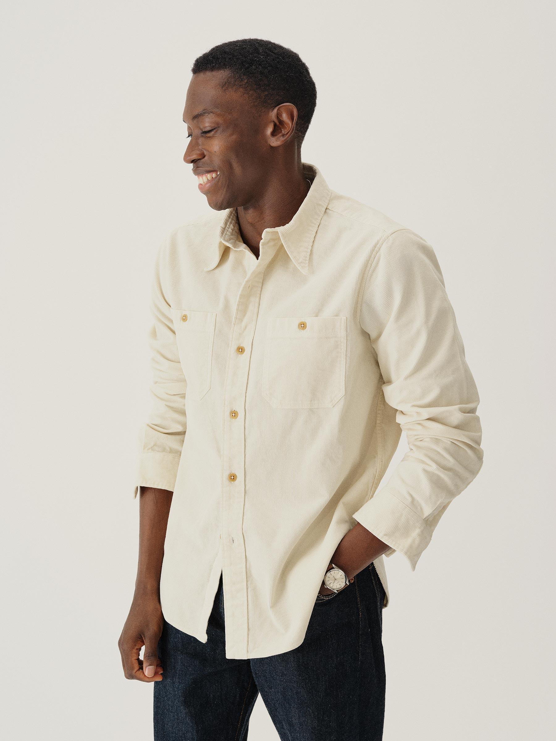 Dried Wheat Craftsman Corduroy Station Workshirt Product Image