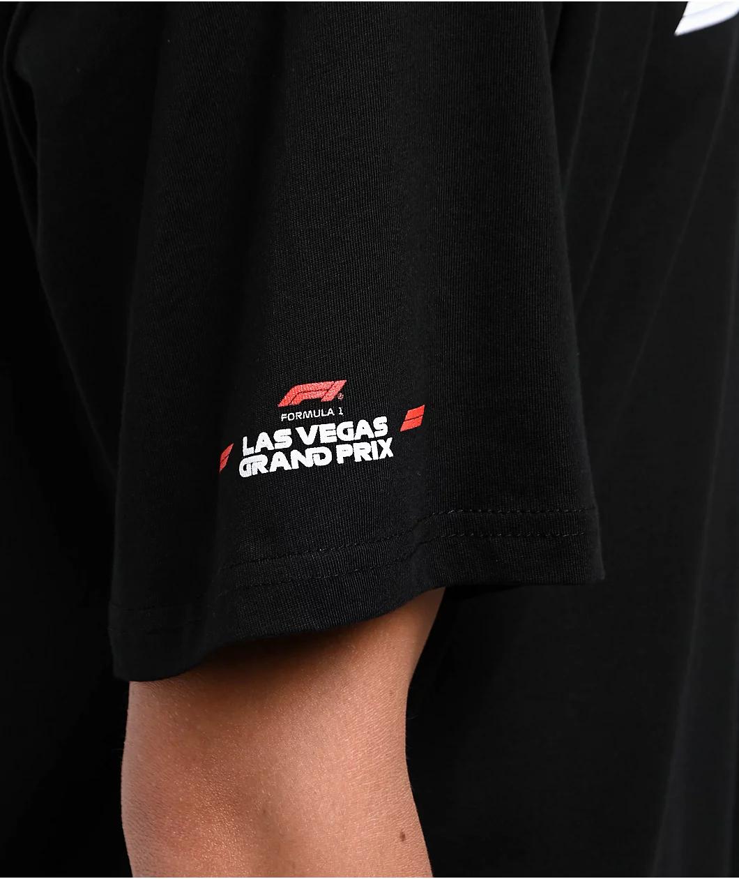 Formula 1 Las Vegas Grand Prix Lights Out Black T-Shirt Product Image
