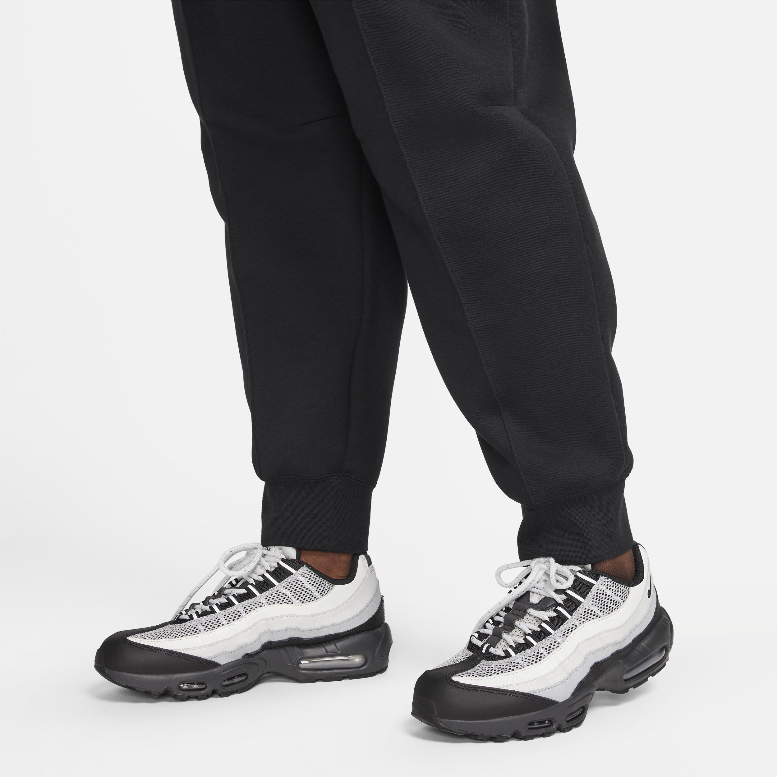 Womens Nike Sportswear Tech Fleece Mid-Rise Jogger Pants (Plus Size) | FB8332-010 Product Image