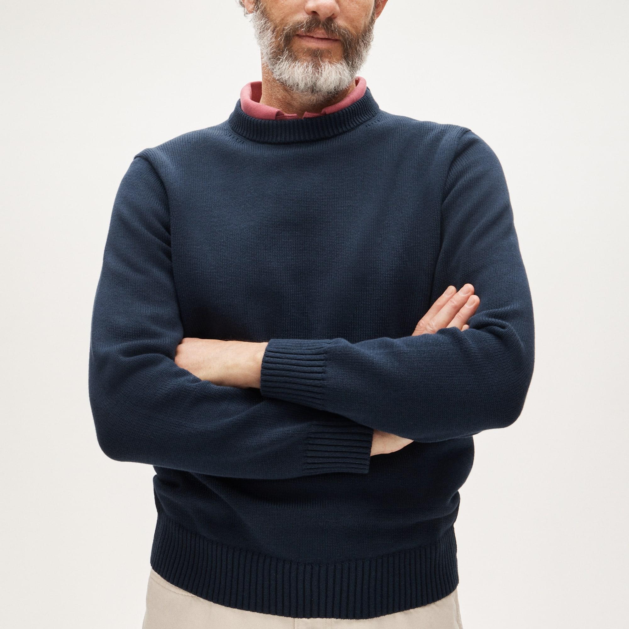 Heritage cotton crewneck sweater Product Image