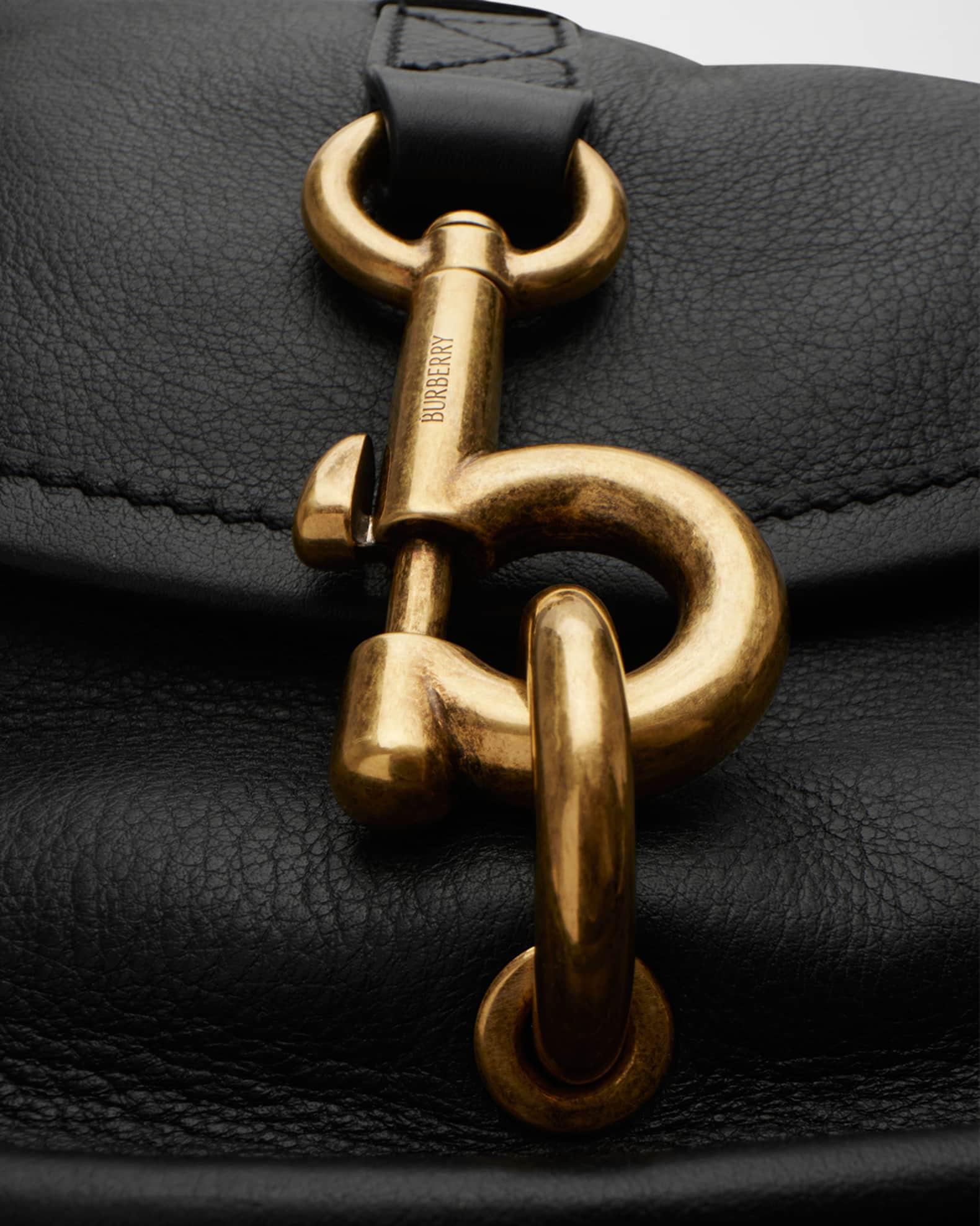 Small Clip Leather Messenger Bag Product Image