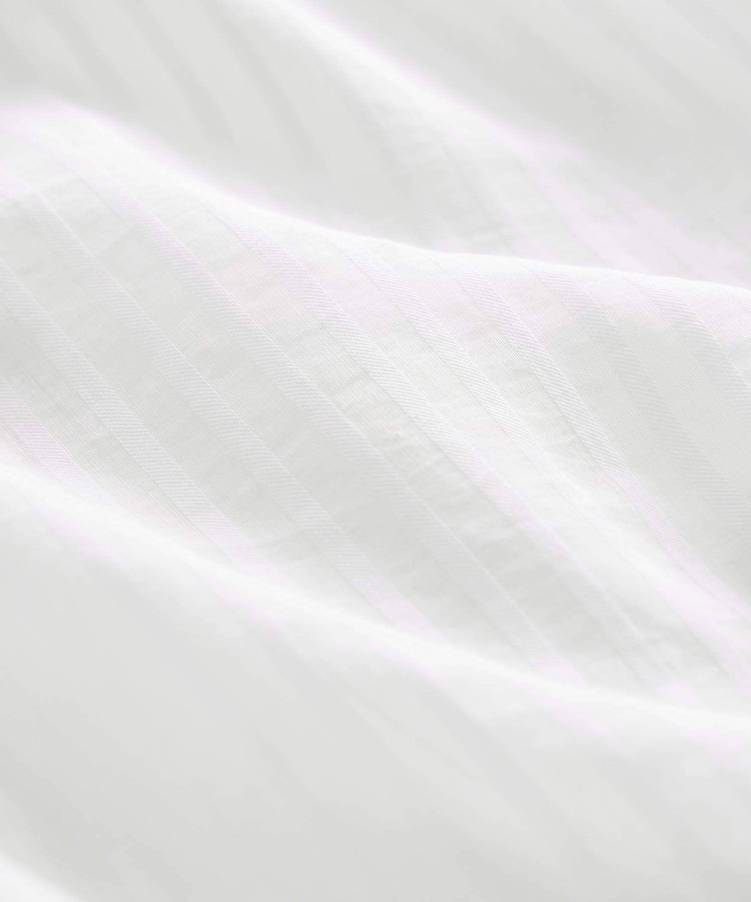 Relaxed Cotton-Silk Band Collar Shirt Product Image