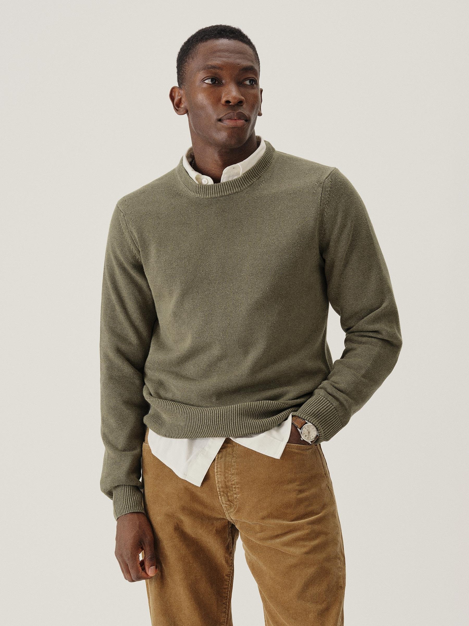 Fatigue Wool Hemp Traveler Crew Product Image