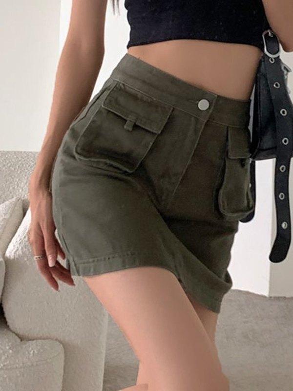 Vintage Flip Pocket Cargo Skirt Product Image
