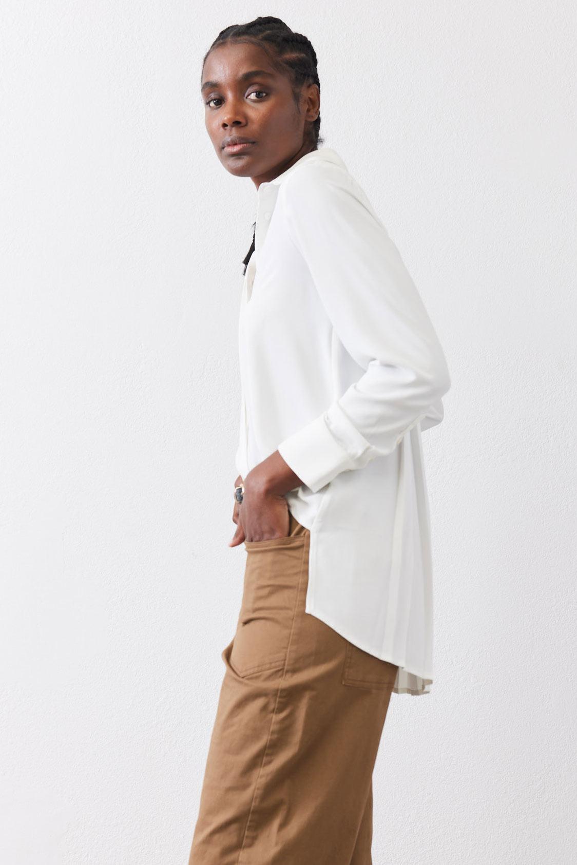 The Box Pleat Blouse Product Image