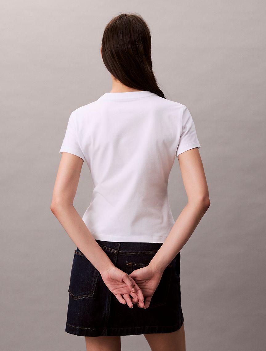 Stripe Logo Graphic Slim T-Shirt  Product Image