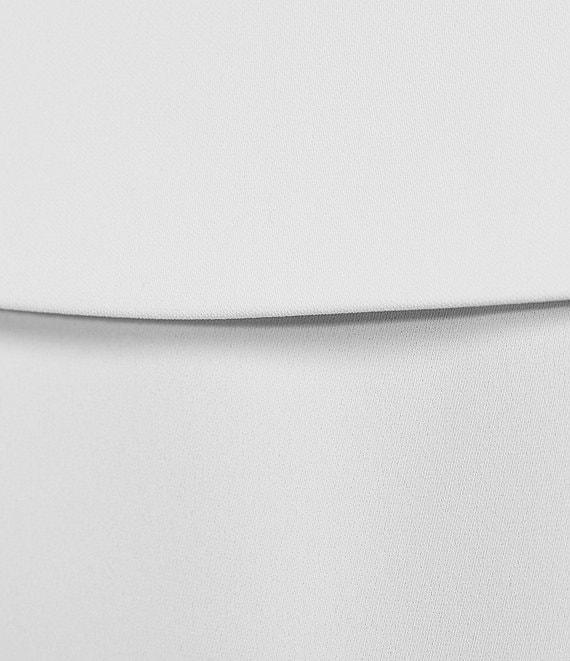 Trina Turk Lyndi Double Georgette Off-The-Shoulder Long Sleeve Tie Waist Top Product Image