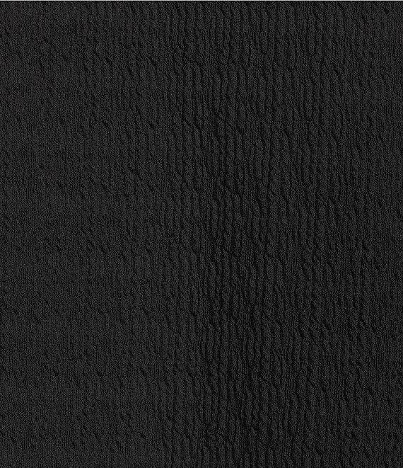 Moa Moa Striped V-Neck Short Sleeve Cropped Top Product Image