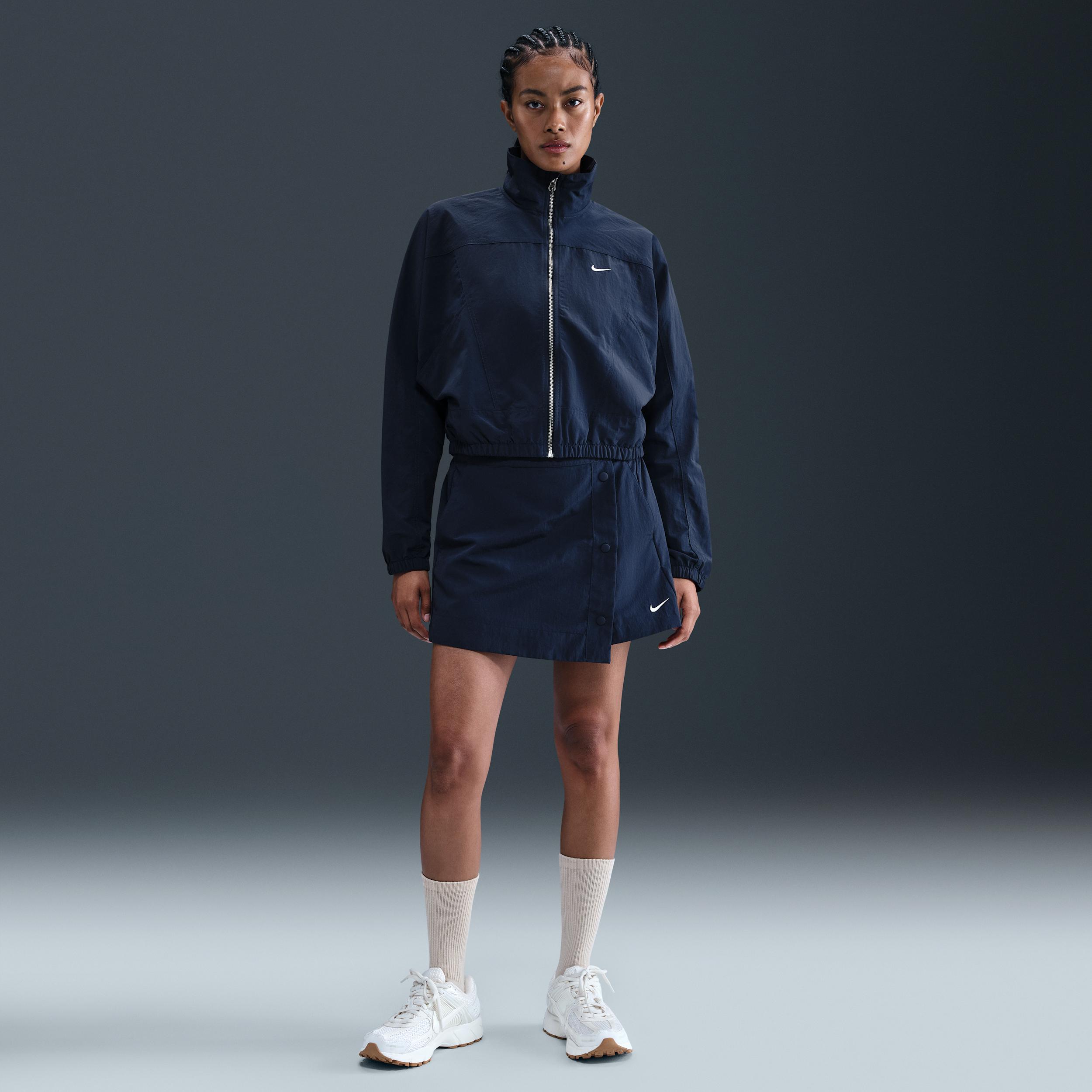 Womens Nike Sportswear Everything Wovens Oversized Repel UV Protection Jacket | HJ0999-410 Product Image