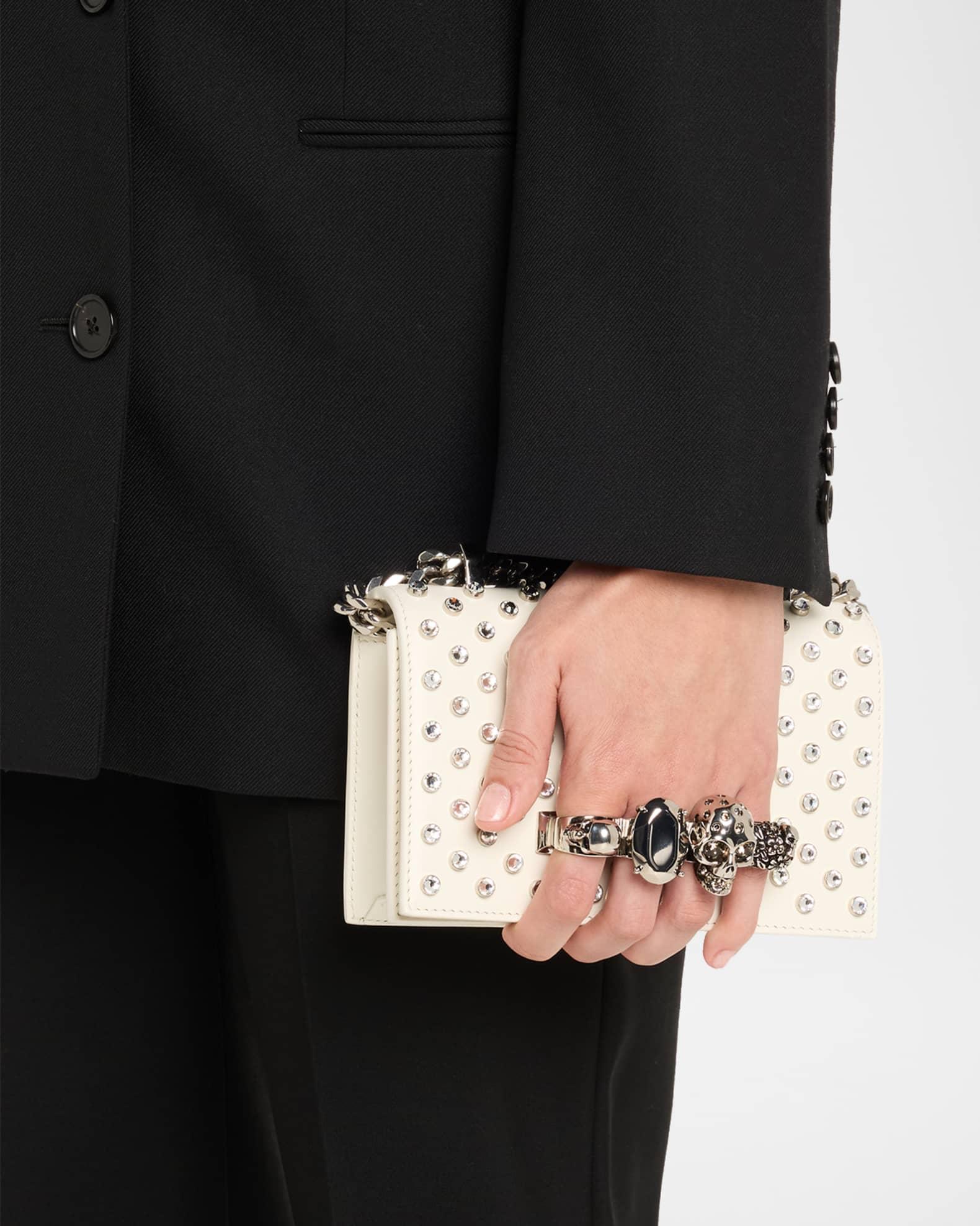 Jeweled Leather Shoulder Bag Product Image