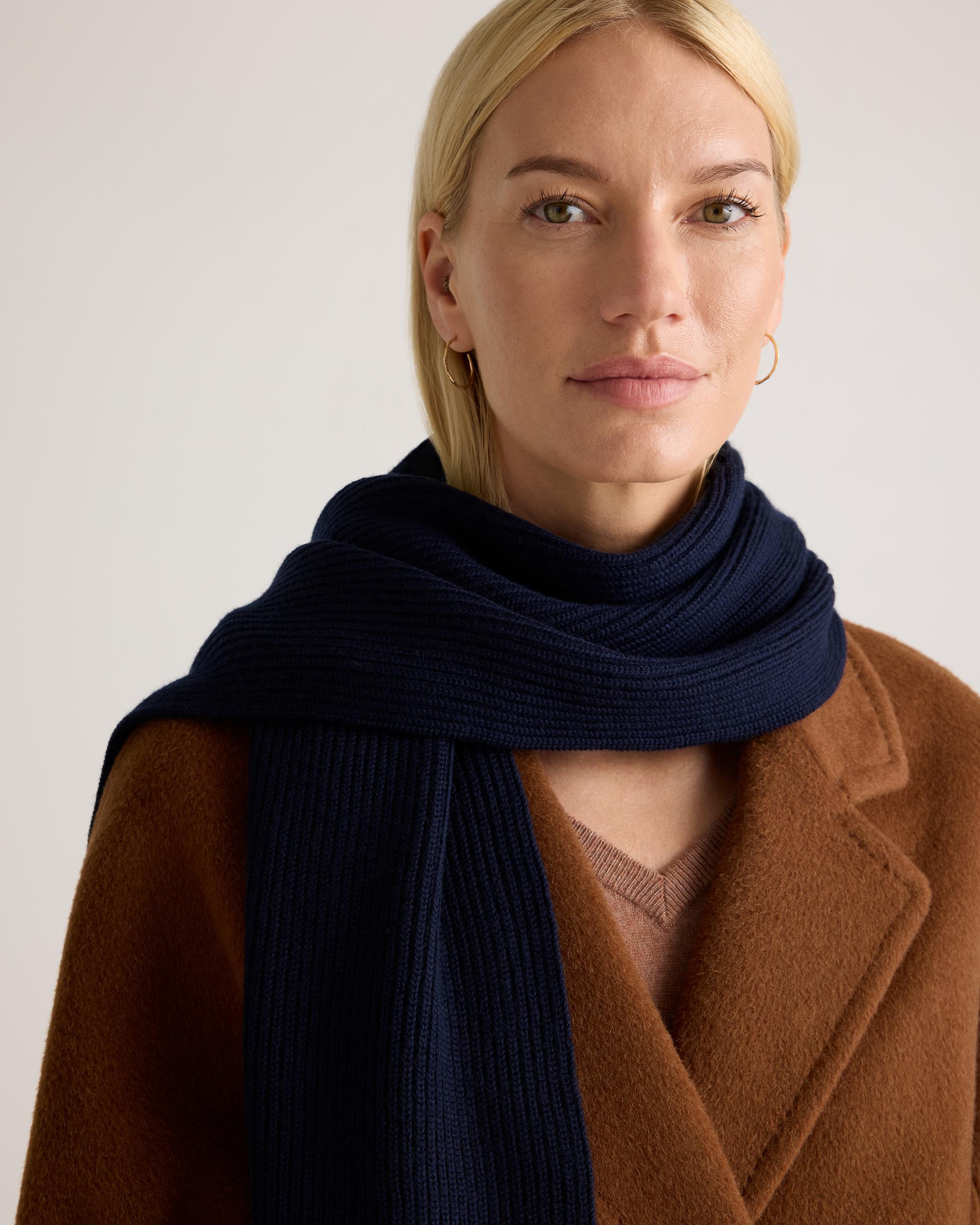 Quince | Women's Merino Wool Fisherman Scarf Product Image