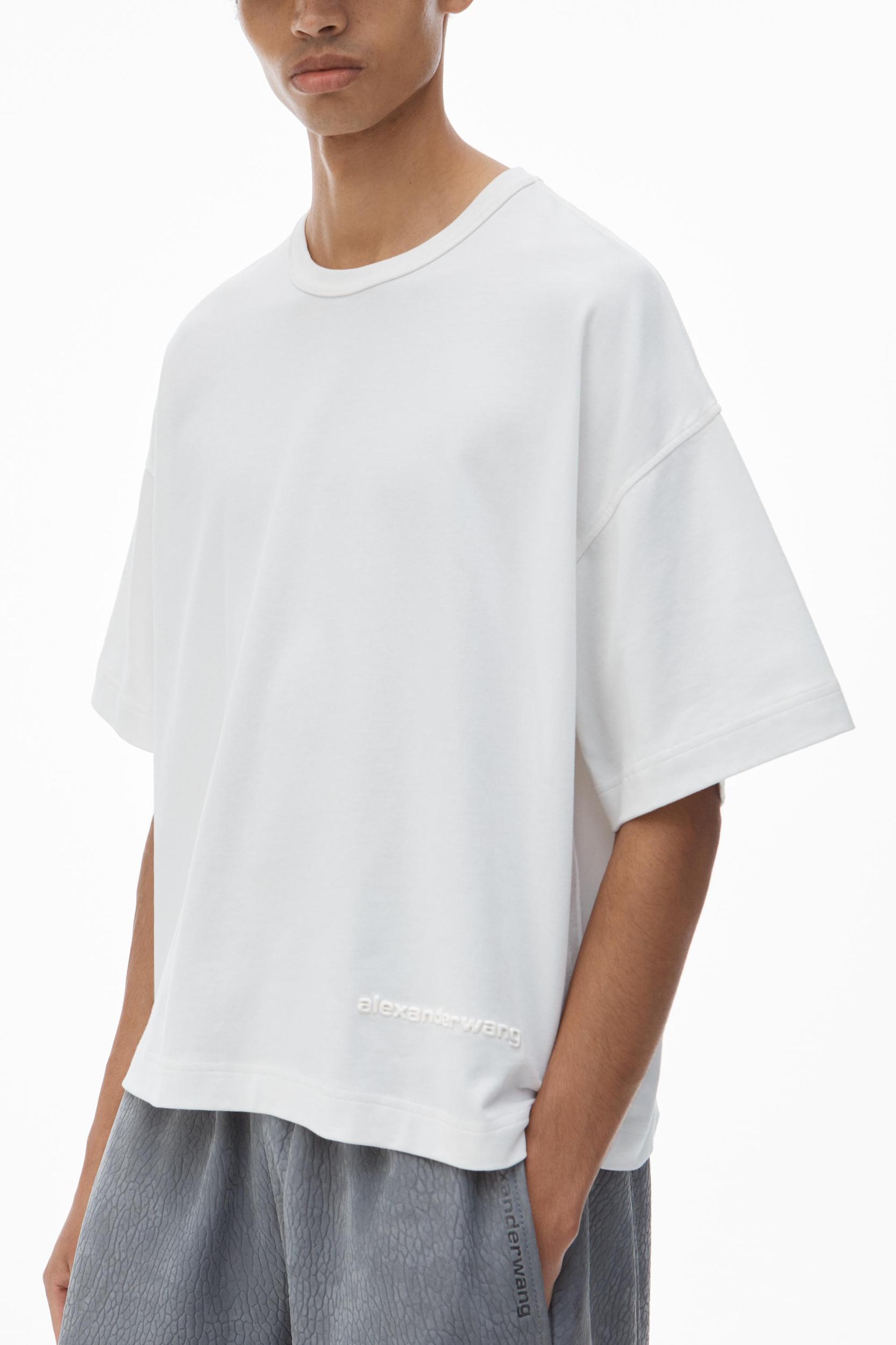 Men's Logo Boxy Tee In Cotton Jersey Product Image