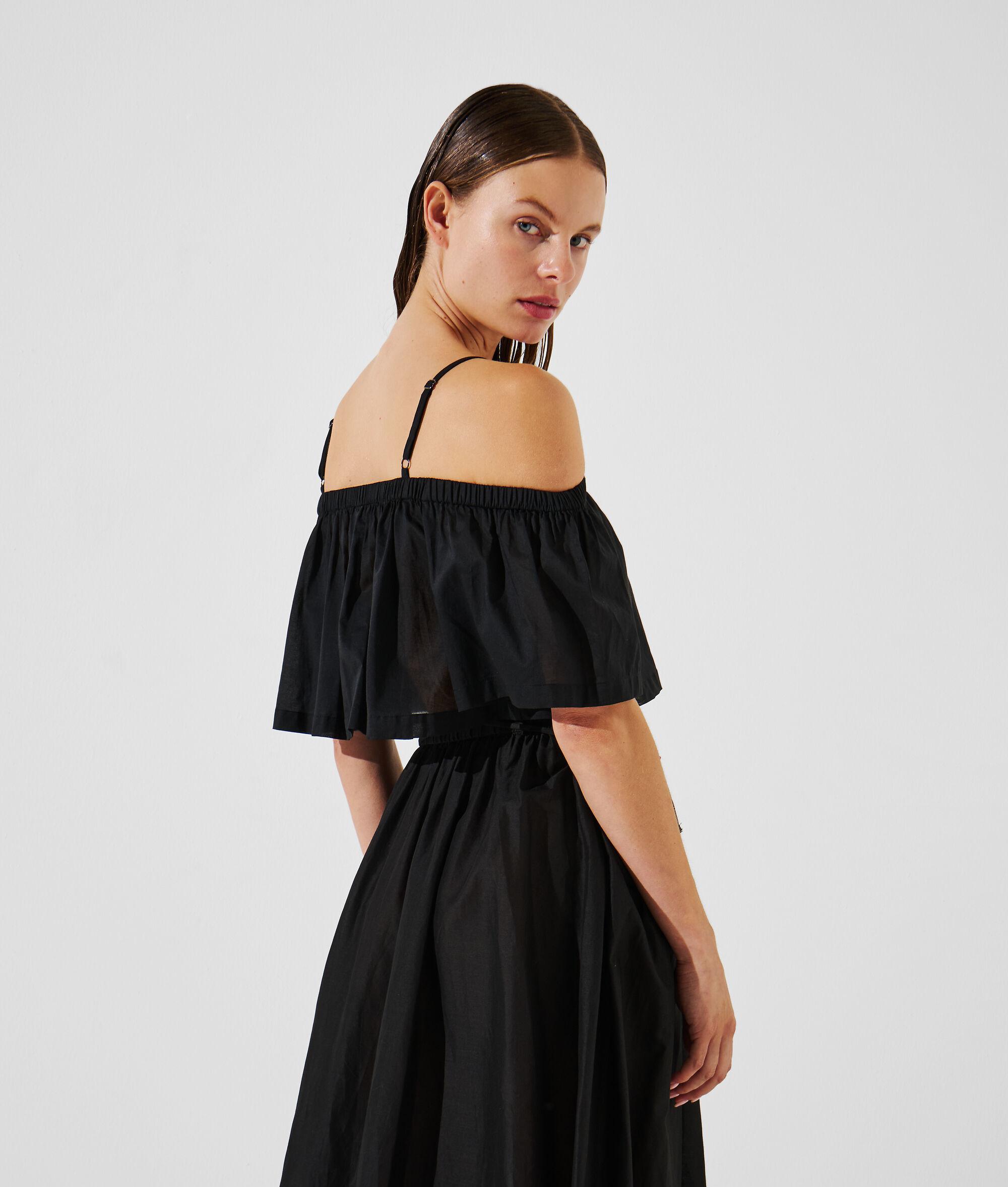 OFF-SHOULDER CROPPED BEACH TOP Product Image