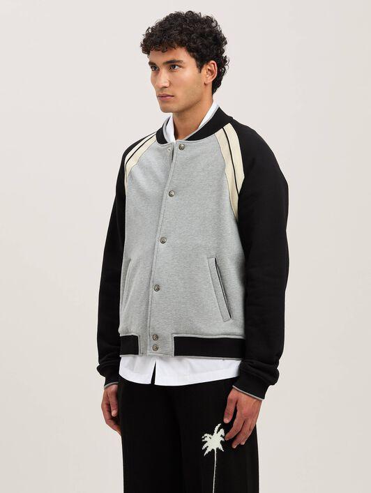 CURVED LOGO TRACK VARSITY GREY MELANGE - Product Image
