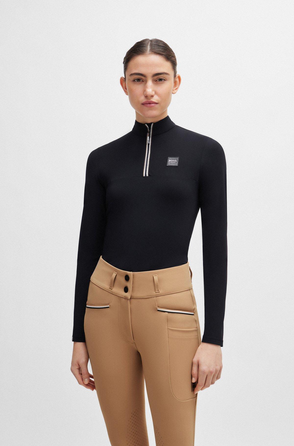 Equestrian show top in super-stretch fabric Product Image