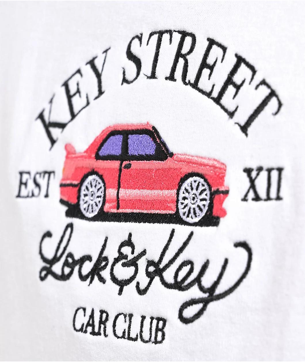 Key Street Lo Pro White T-Shirt Product Image
