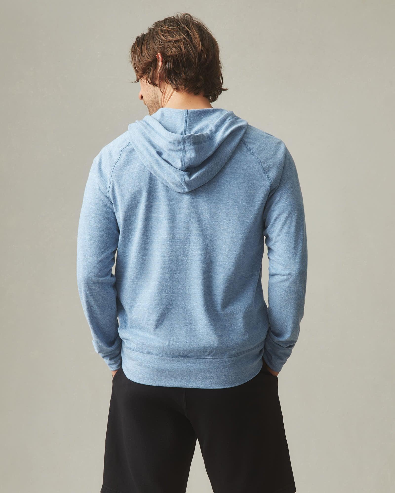Men's Lightweight Full Zip - Blue Jay Heather Product Image