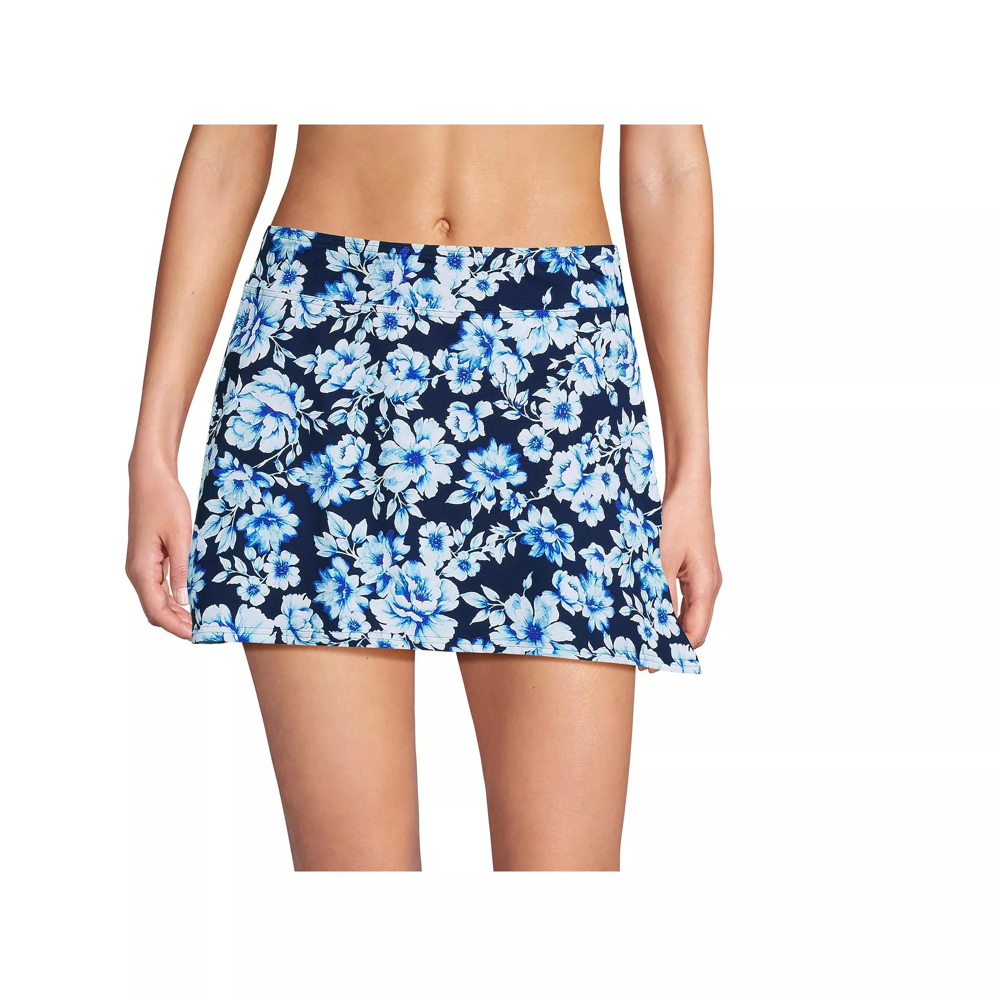 Women's Lands' End Chlorine Resistant Tummy Control Swim Skirt,  Product Image
