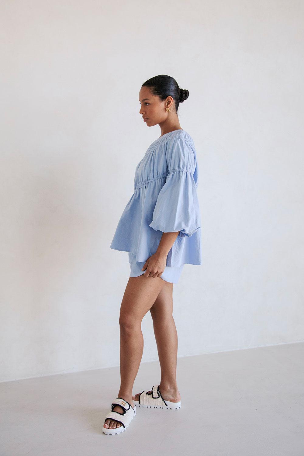 Akel Top - Blue Product Image