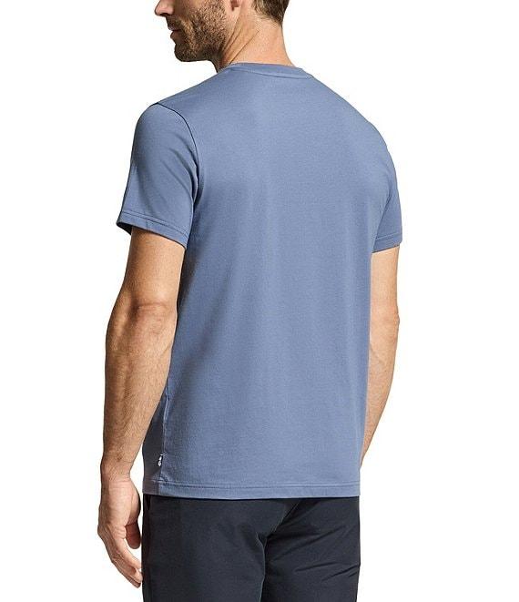 Psycho Bunny Payson Leather Logo Short Sleeve T-Shirt Product Image