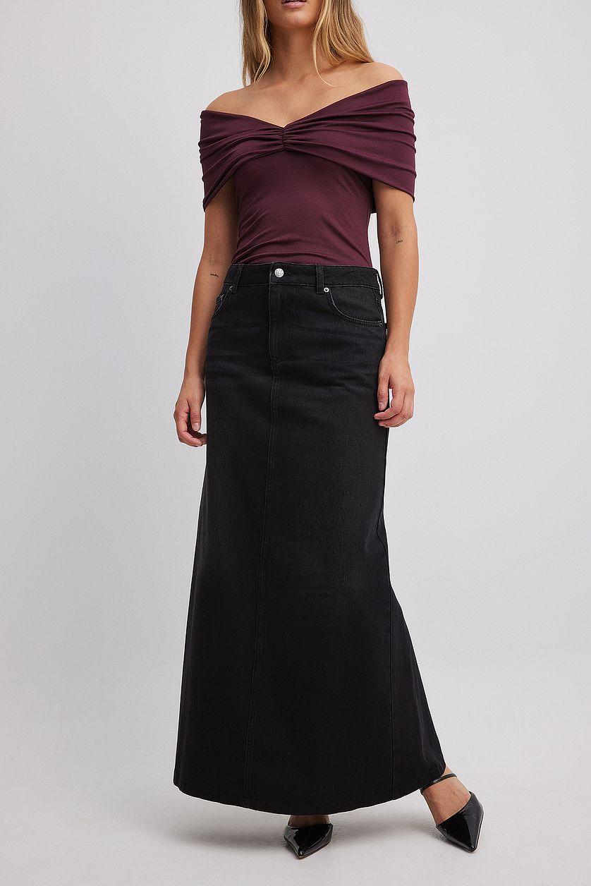 Back Detail Maxi Skirt Product Image