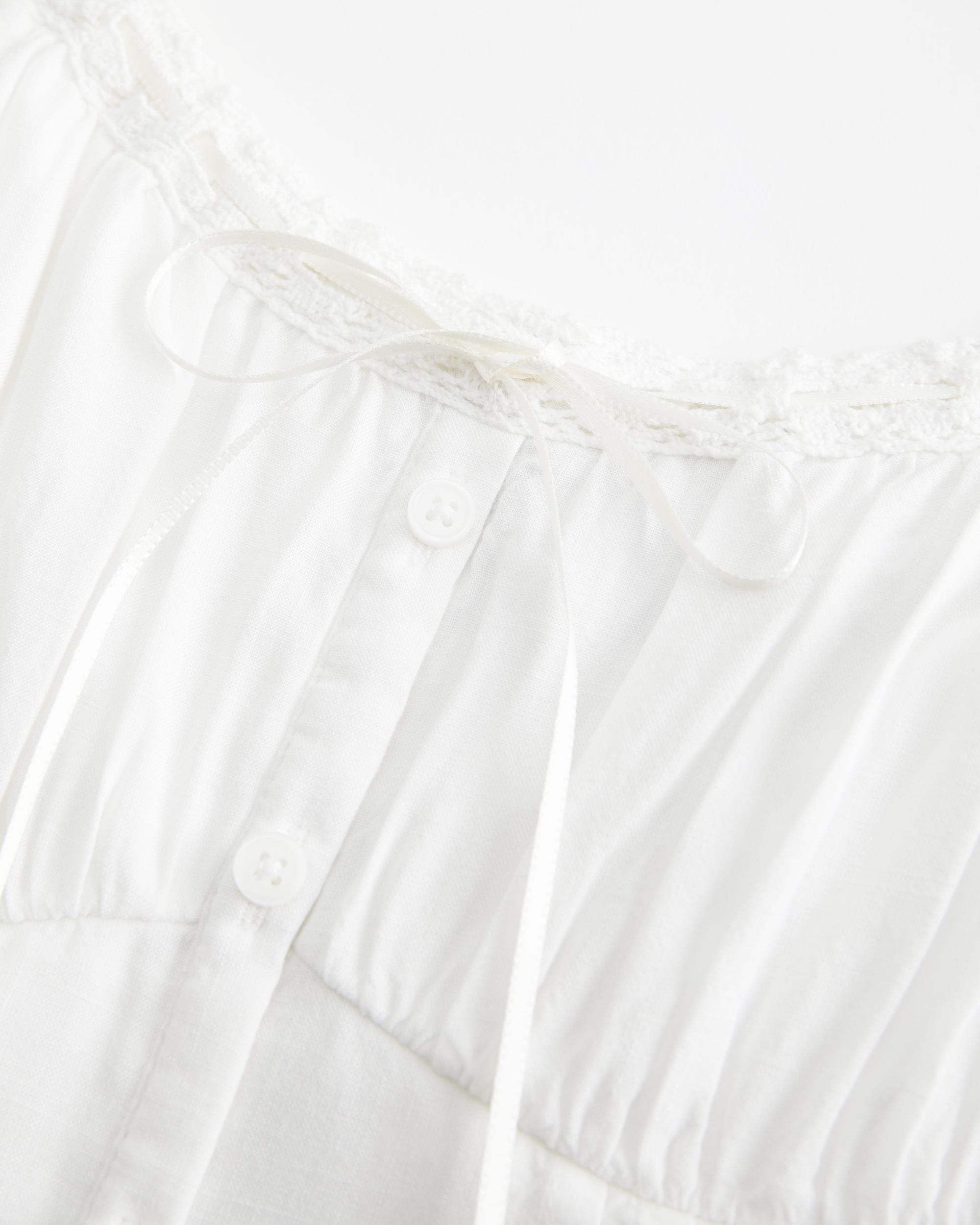 Off-the-Shoulder Pintuck Blouse Product Image