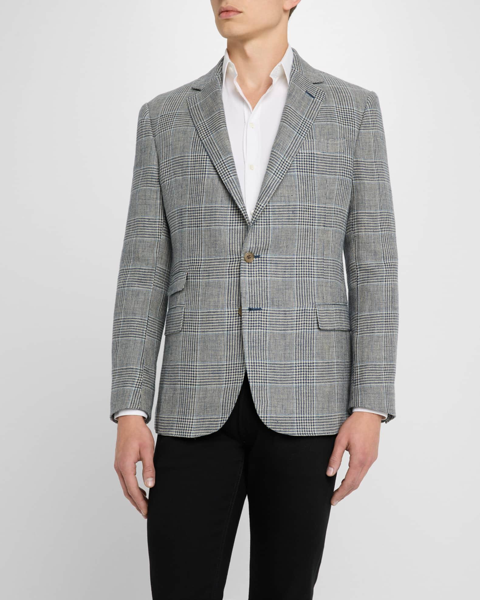 Men's Kent Glen Plaid Linen Sport Coat Product Image