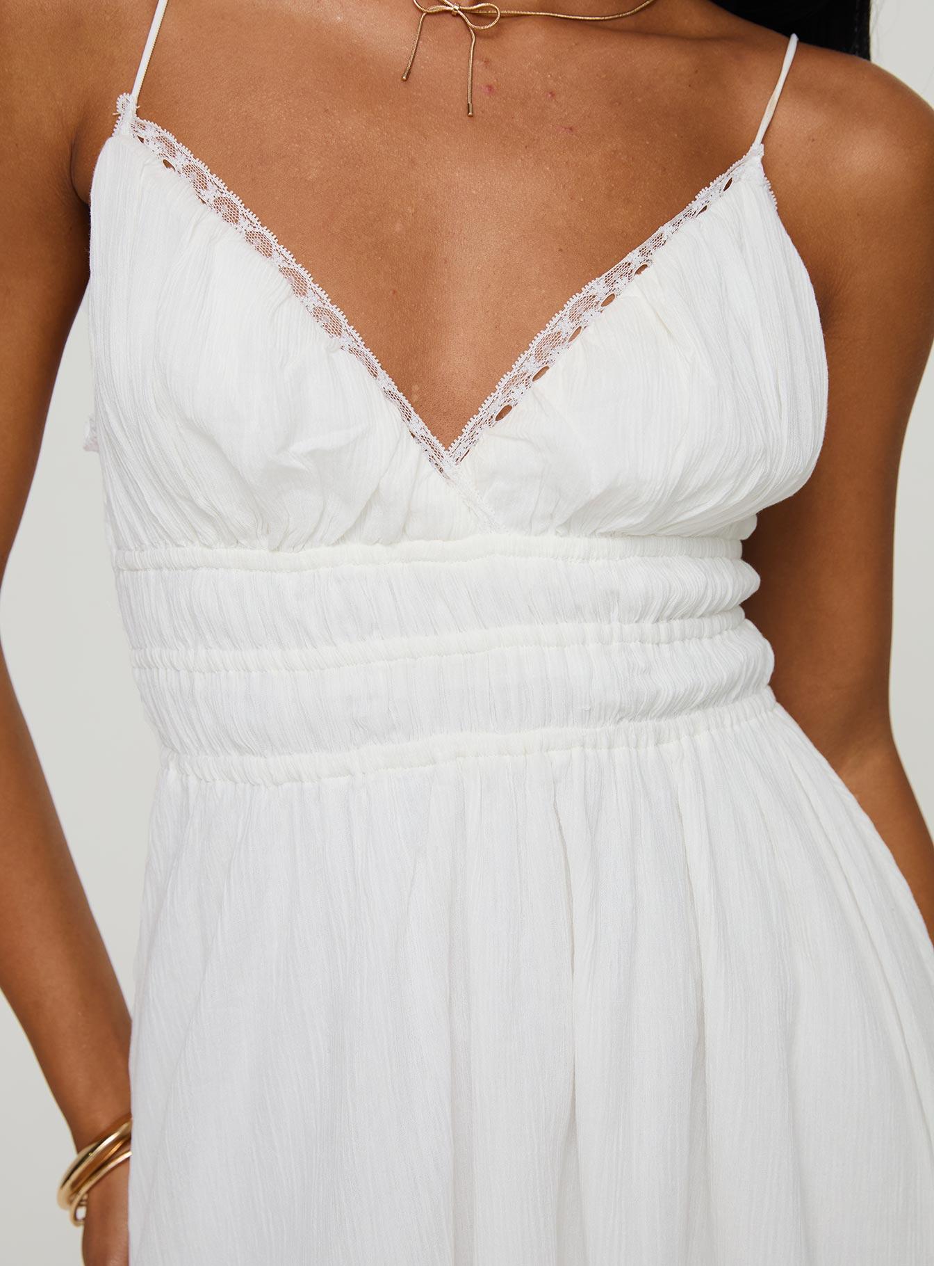 Patterstone Mini Dress White Product Image