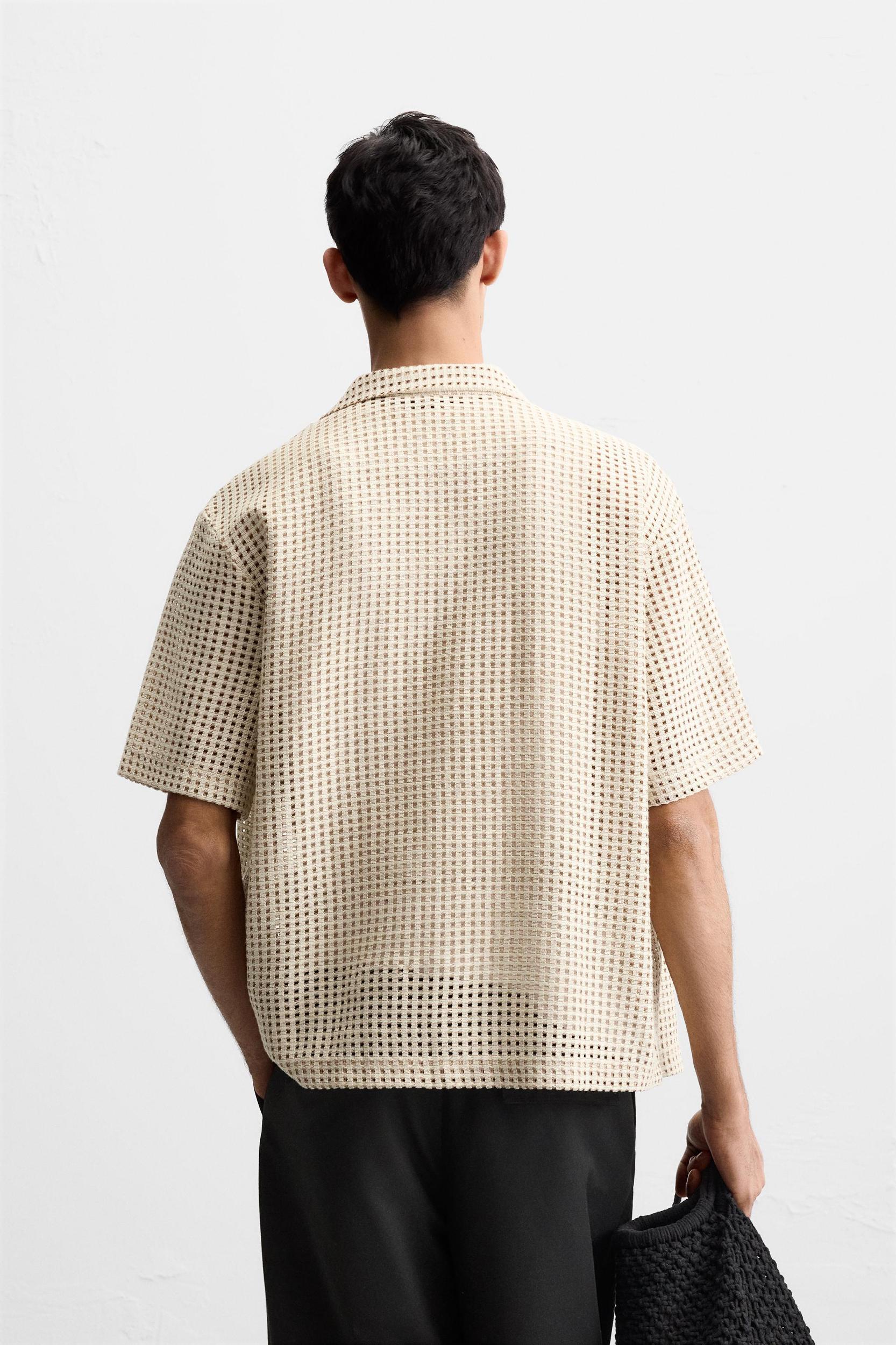 OPEN JACQUARD SHIRT Product Image