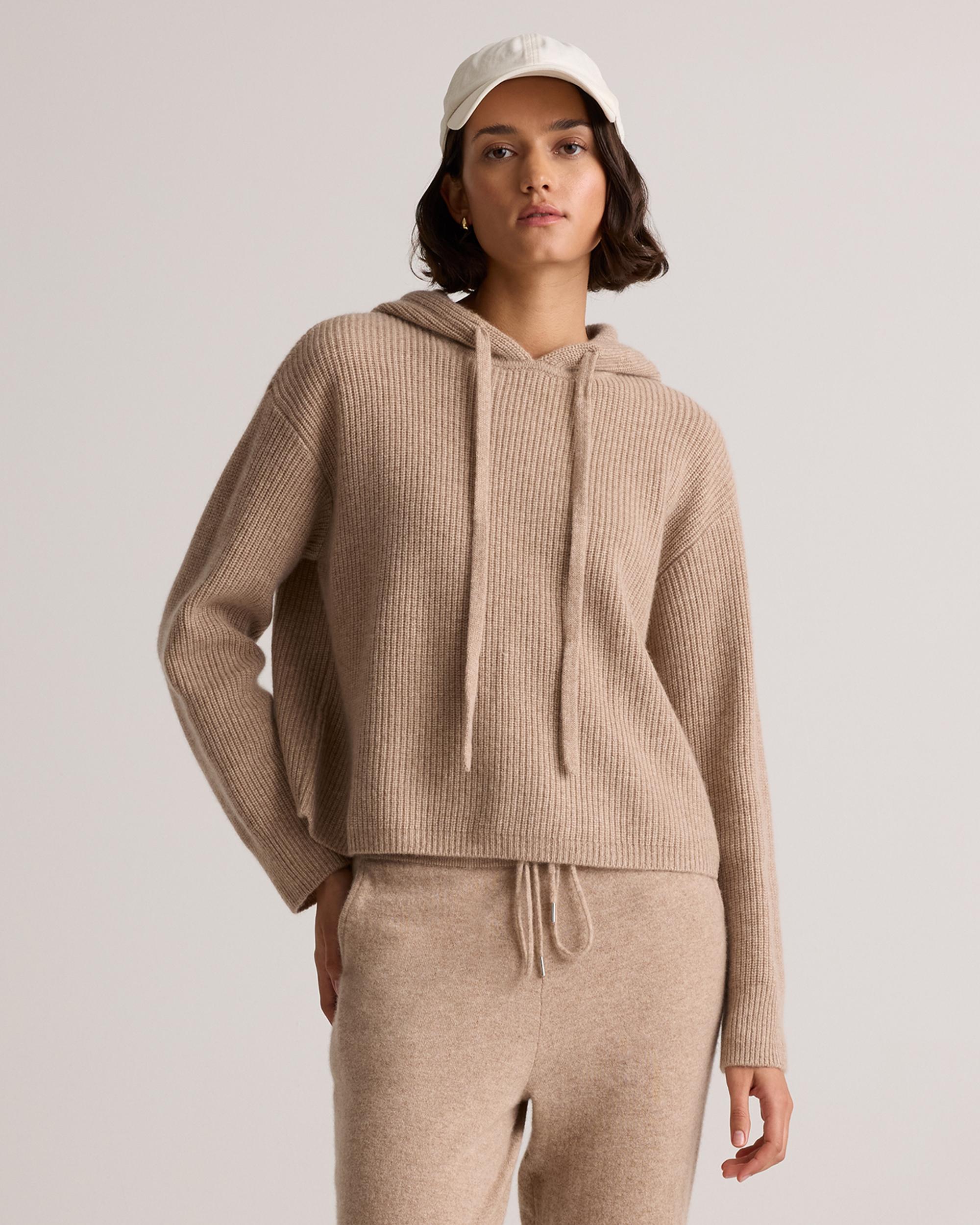 Quince | Women's Mongolian Cashmere Fisherman Crewneck Sweater Product Image