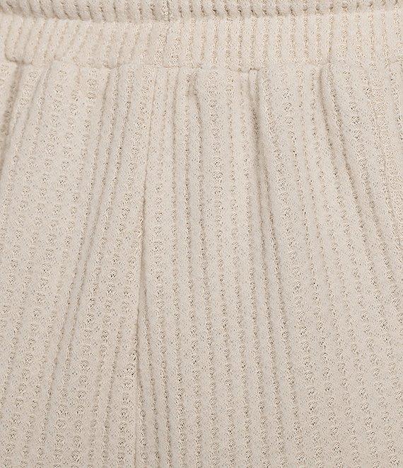 C&V Chelsea & Violet Waffle Wide Leg Coordinating Pants Product Image