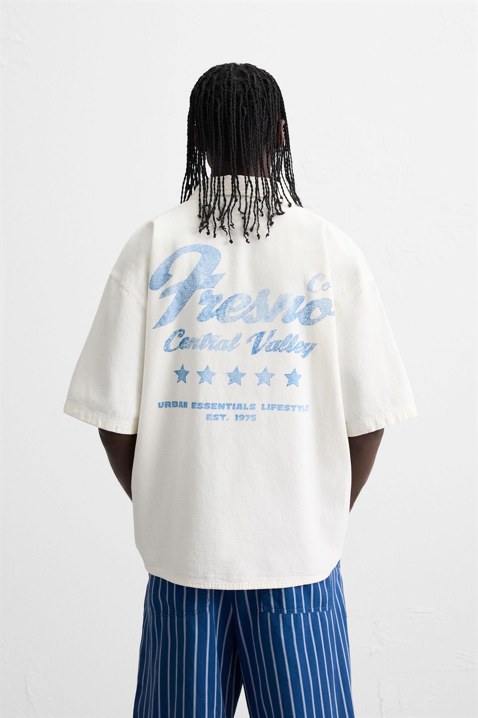 CONTRAST EMBROIDERY SHIRT Product Image