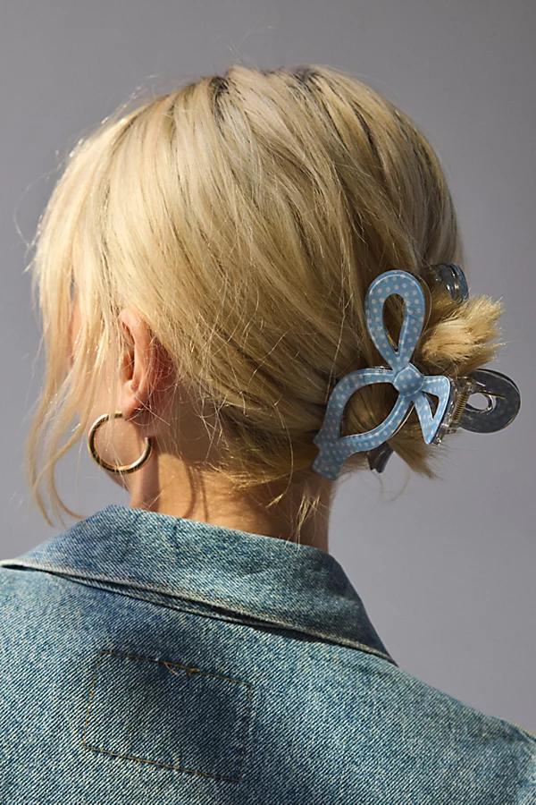 Resin Draped Bow Claw Clip Womens at Urban Outfitters Product Image