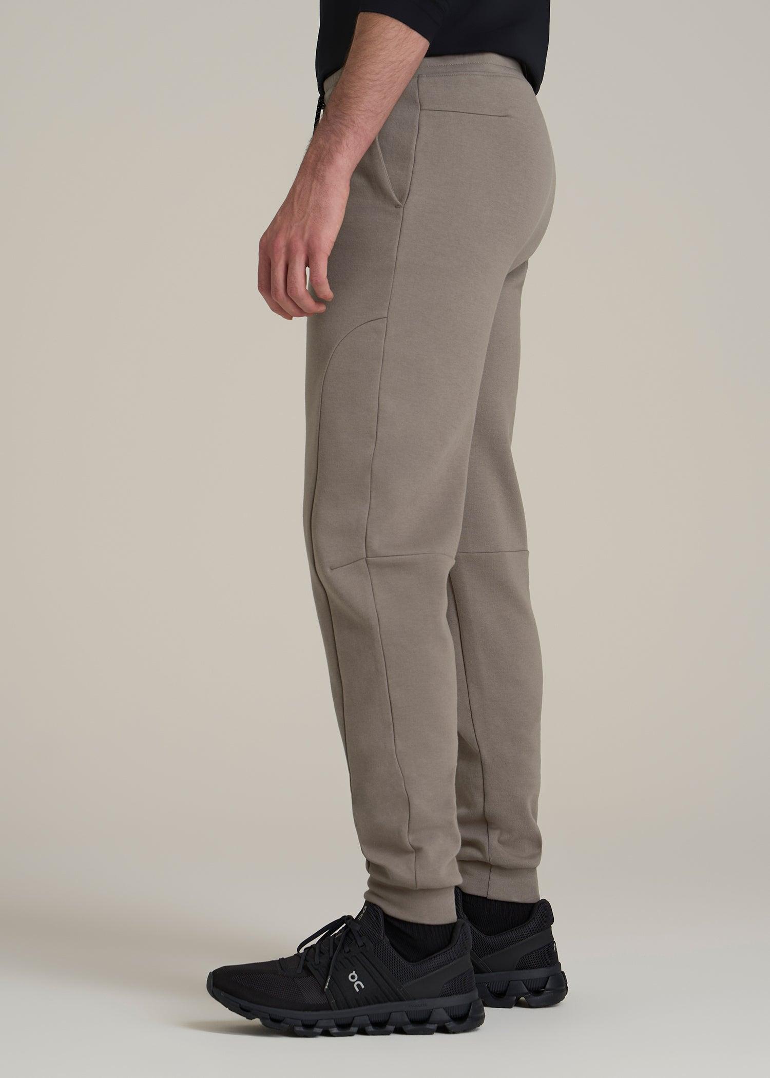 Tech Motion Fleece Joggers for Tall Men in Portobello Male Product Image