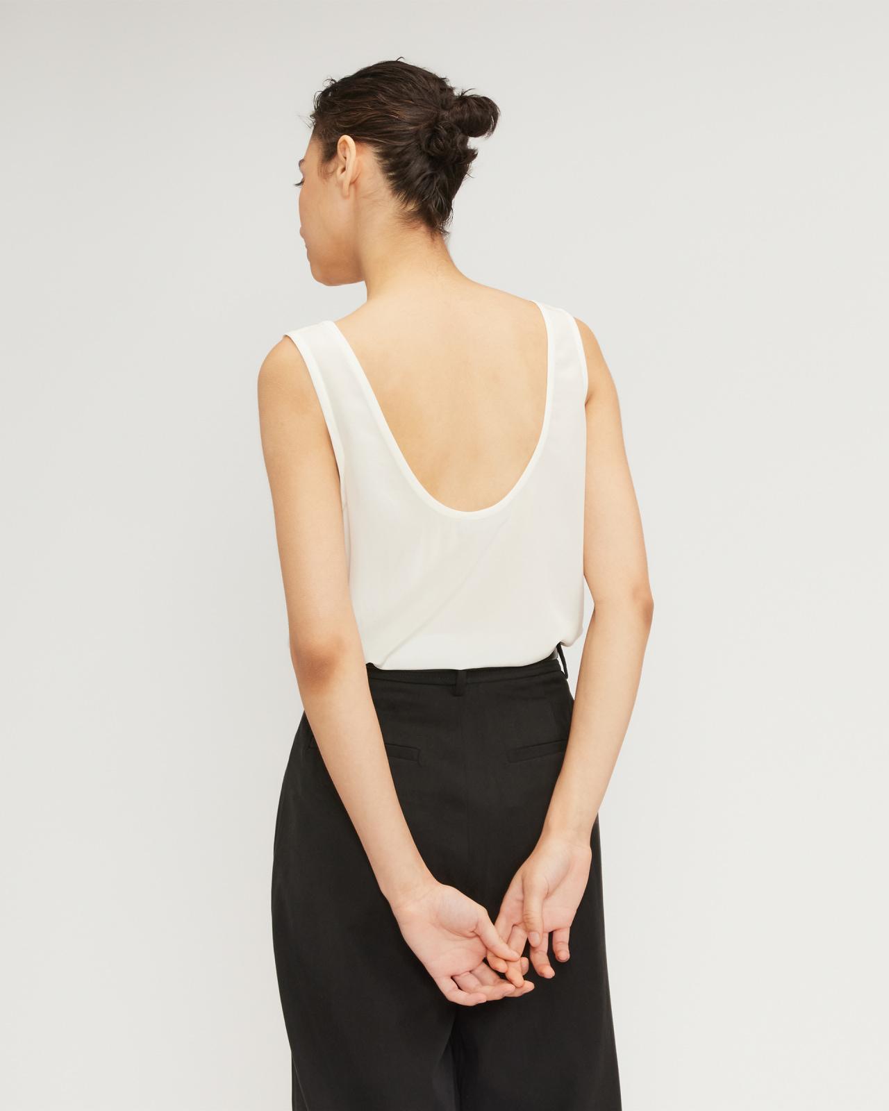 Womens Scoop Tank in Washable Silk by Everlane Product Image