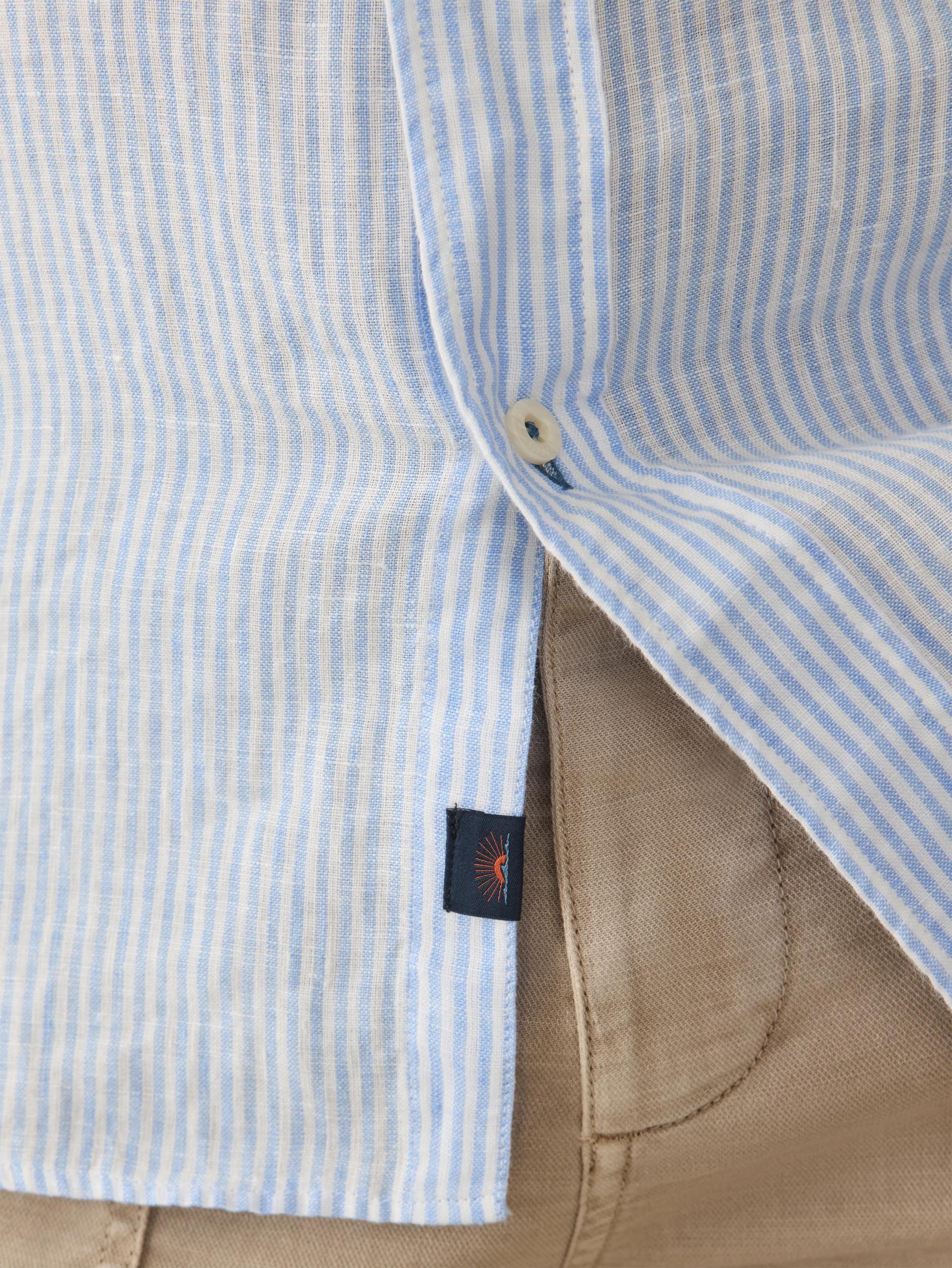 Laguna Linen Shirt - Summer Classic Stripe Male Product Image