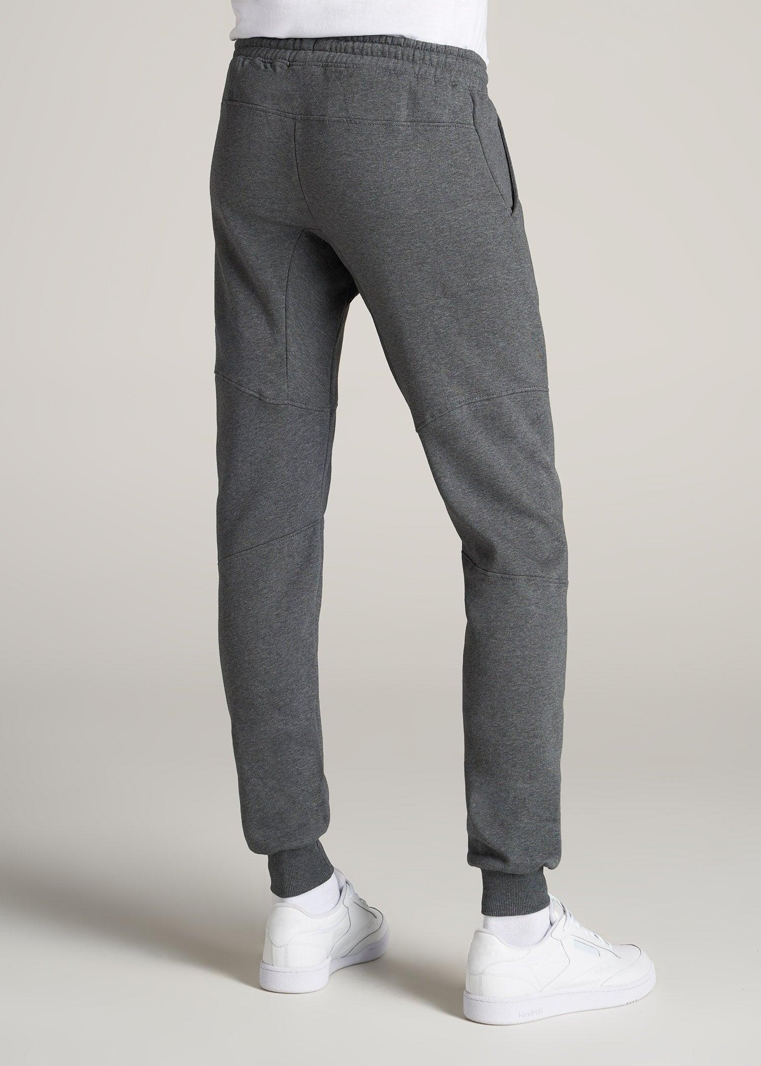 Wearever Fleece Joggers for Tall Men in Charcoal Mix Male Product Image