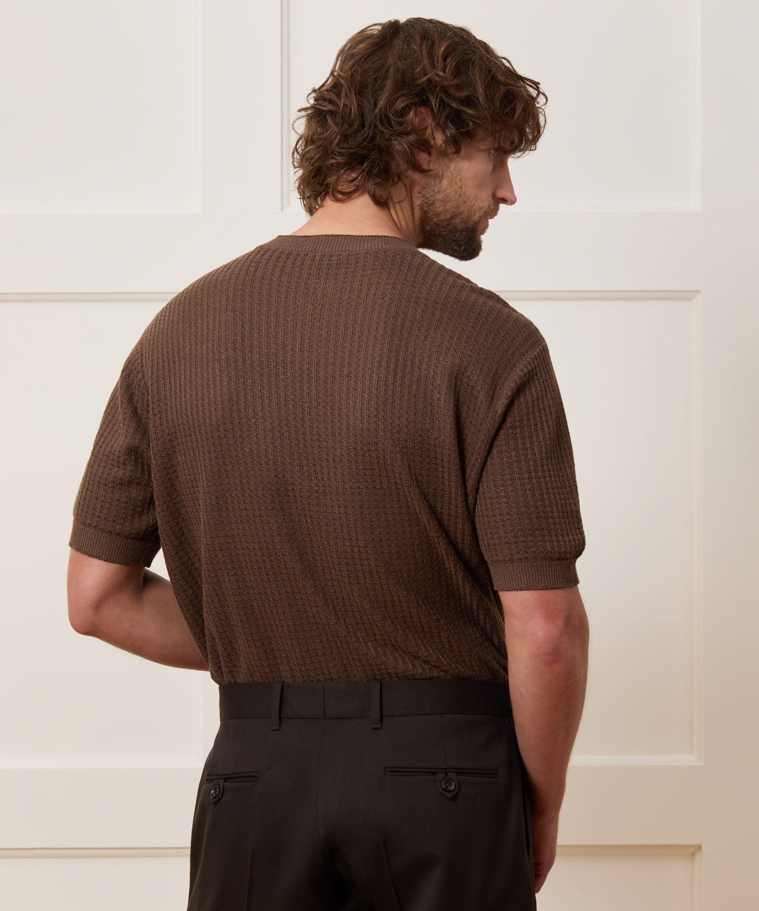 Linen Waffle Tee Product Image