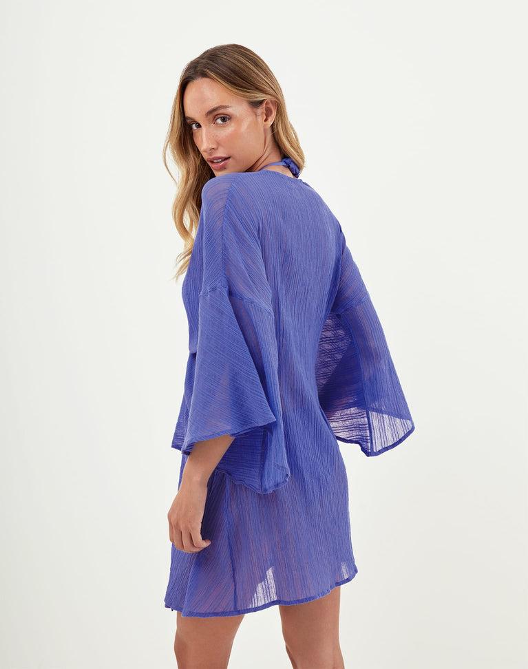 Perola Knot Short Cover Up - Ethereal Product Image