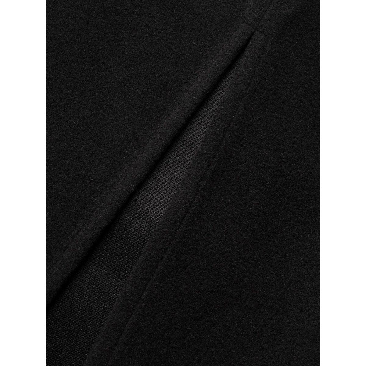 Plus Size Double Breasted Cloak Sleeve Cape Overcoat Women Black Button Loose Everyday Jackets BloomChic 18-20/2X Product Image