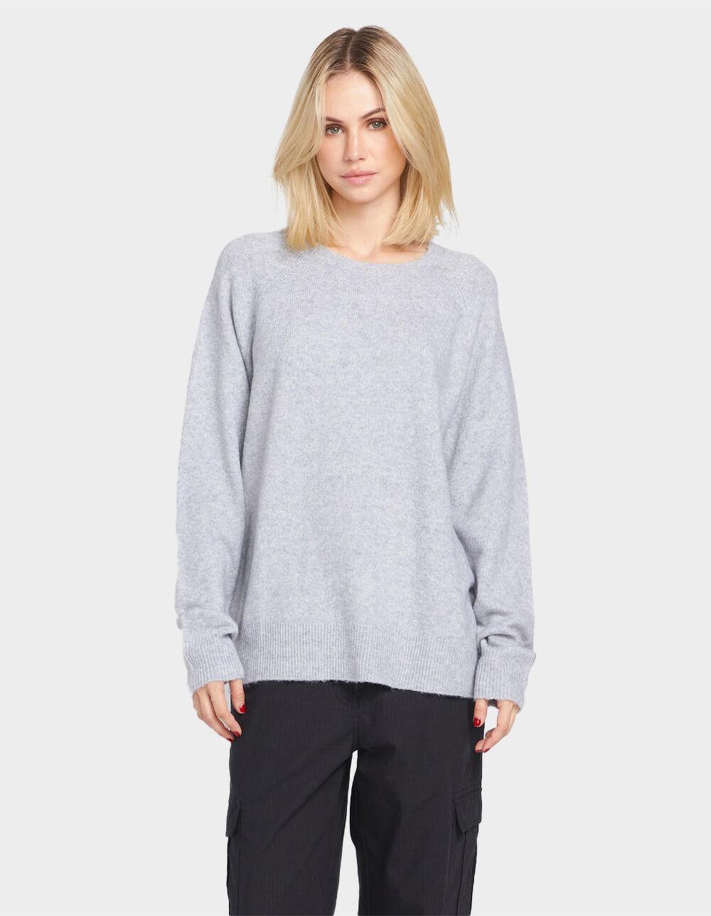 VOLCOM Twinkle Teas Womens Sweater - LIGHT GRAY Product Image