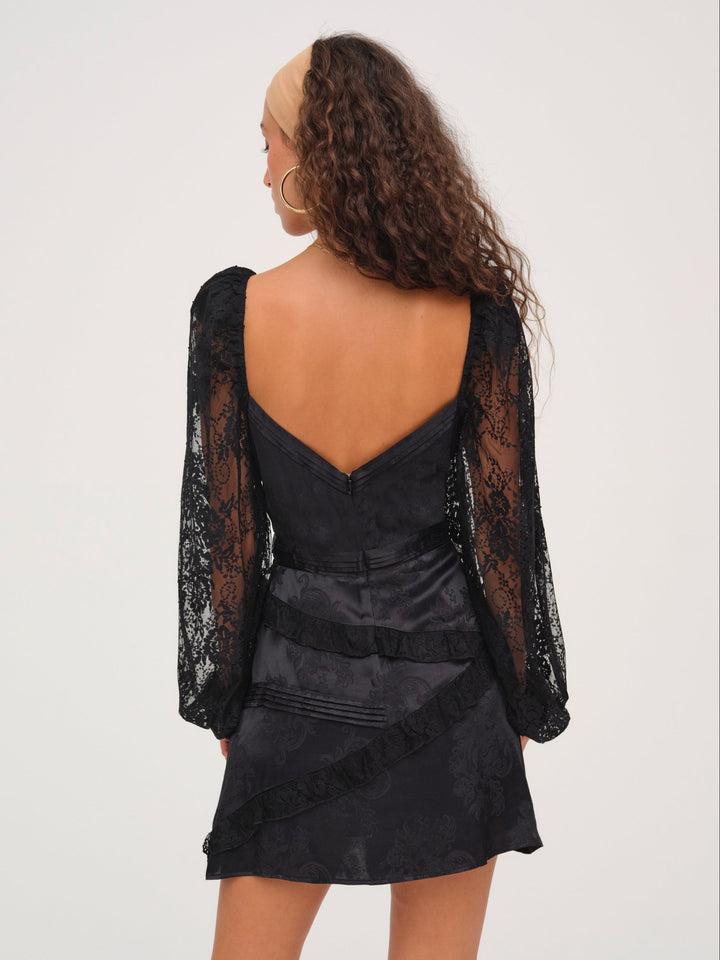 Gisela Mini Dress — Black Product Image