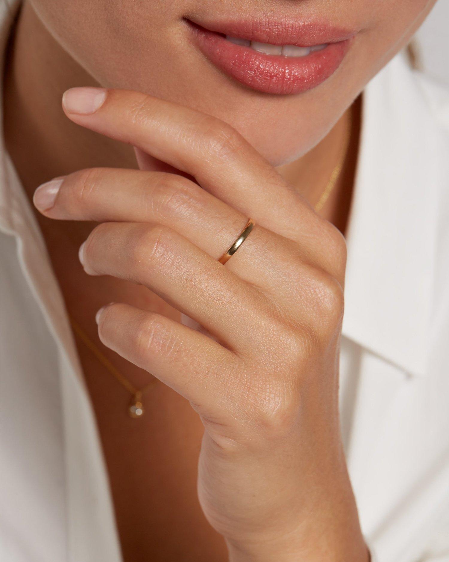 Quince | Women's 14k Gold Classic Band Rings Product Image