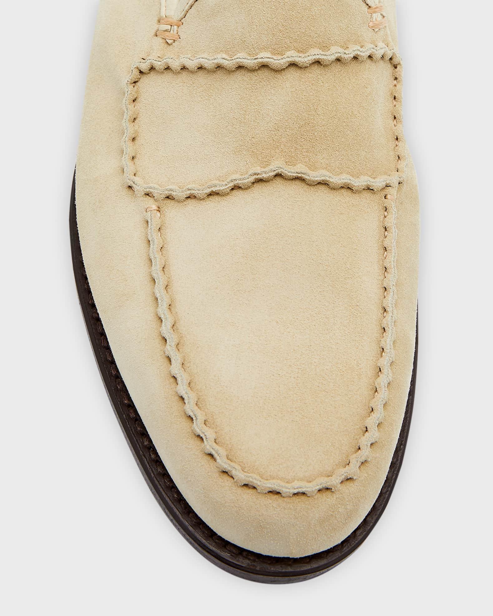 Men's Bath Suede Penny Loafers Product Image