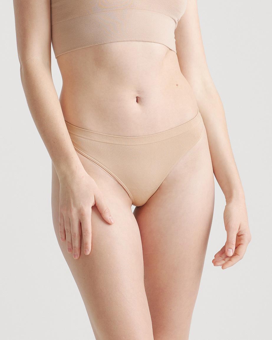 Quince | Women's Smoothing Comfort Thong Nylon/Spandex Product Image