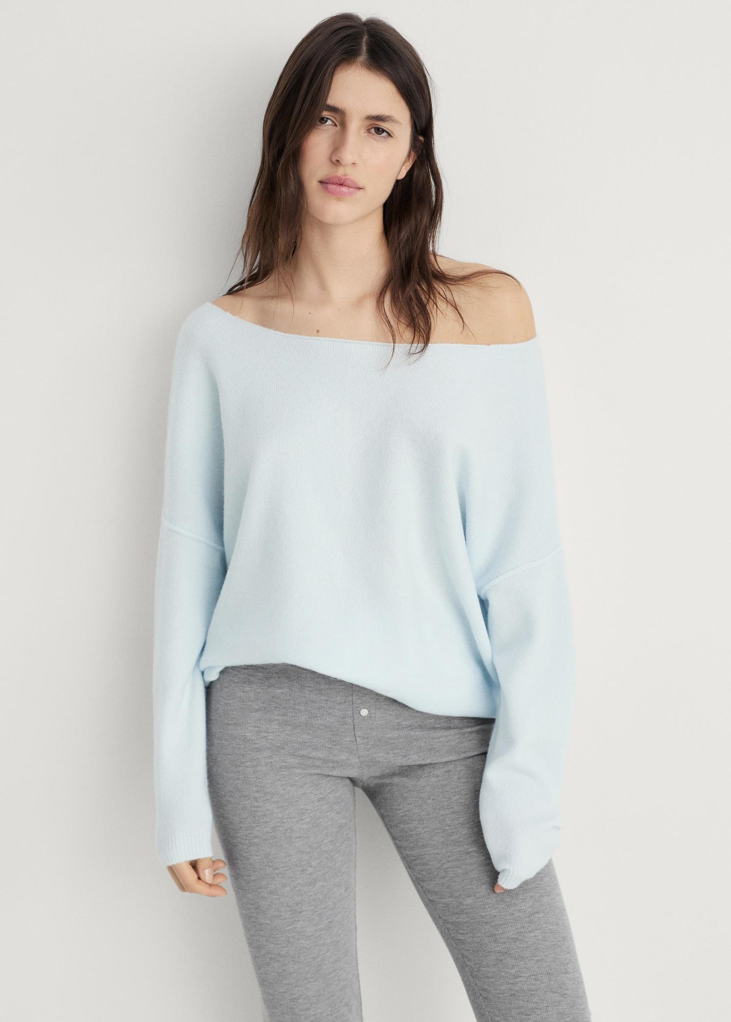 Oversize knit sweater - Women | MANGO USA Product Image