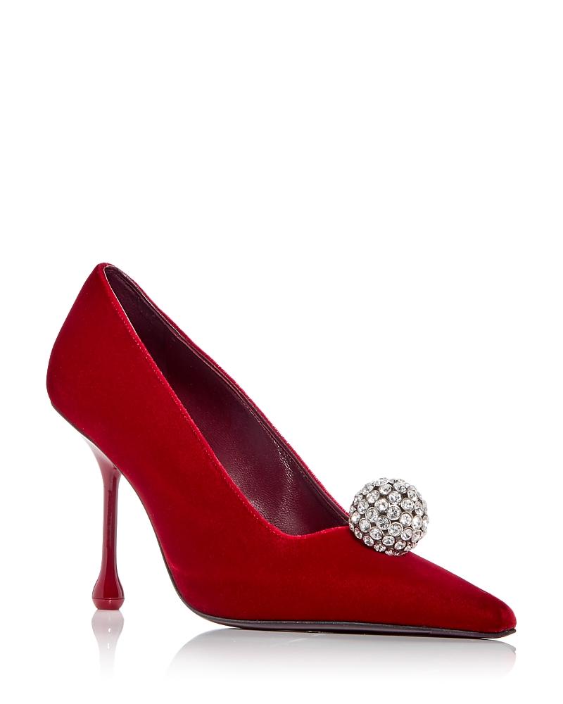 Jimmy Choo Womens Orb 95 Embellished Ball Pumps Product Image