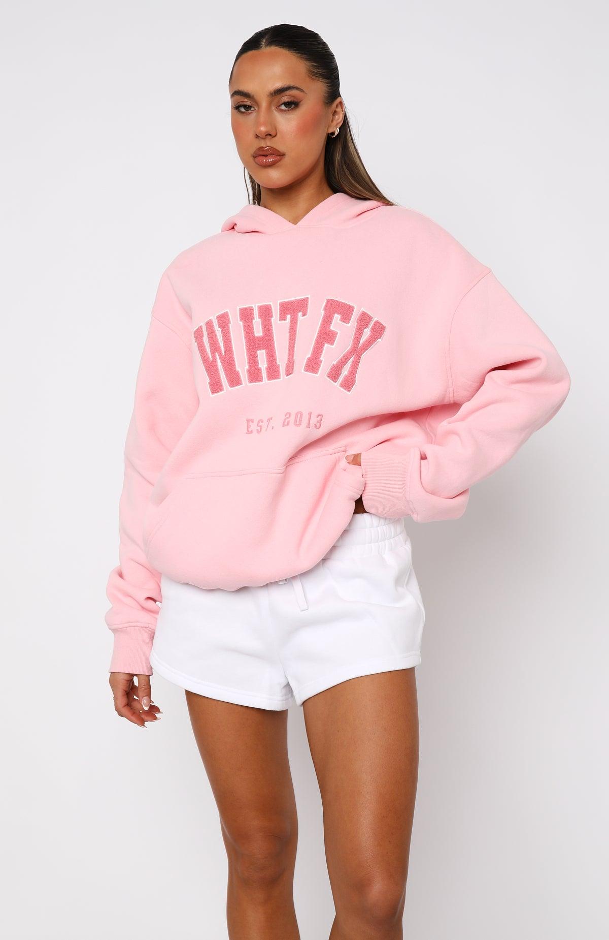 Give It Away Oversized Hoodie Pink Product Image