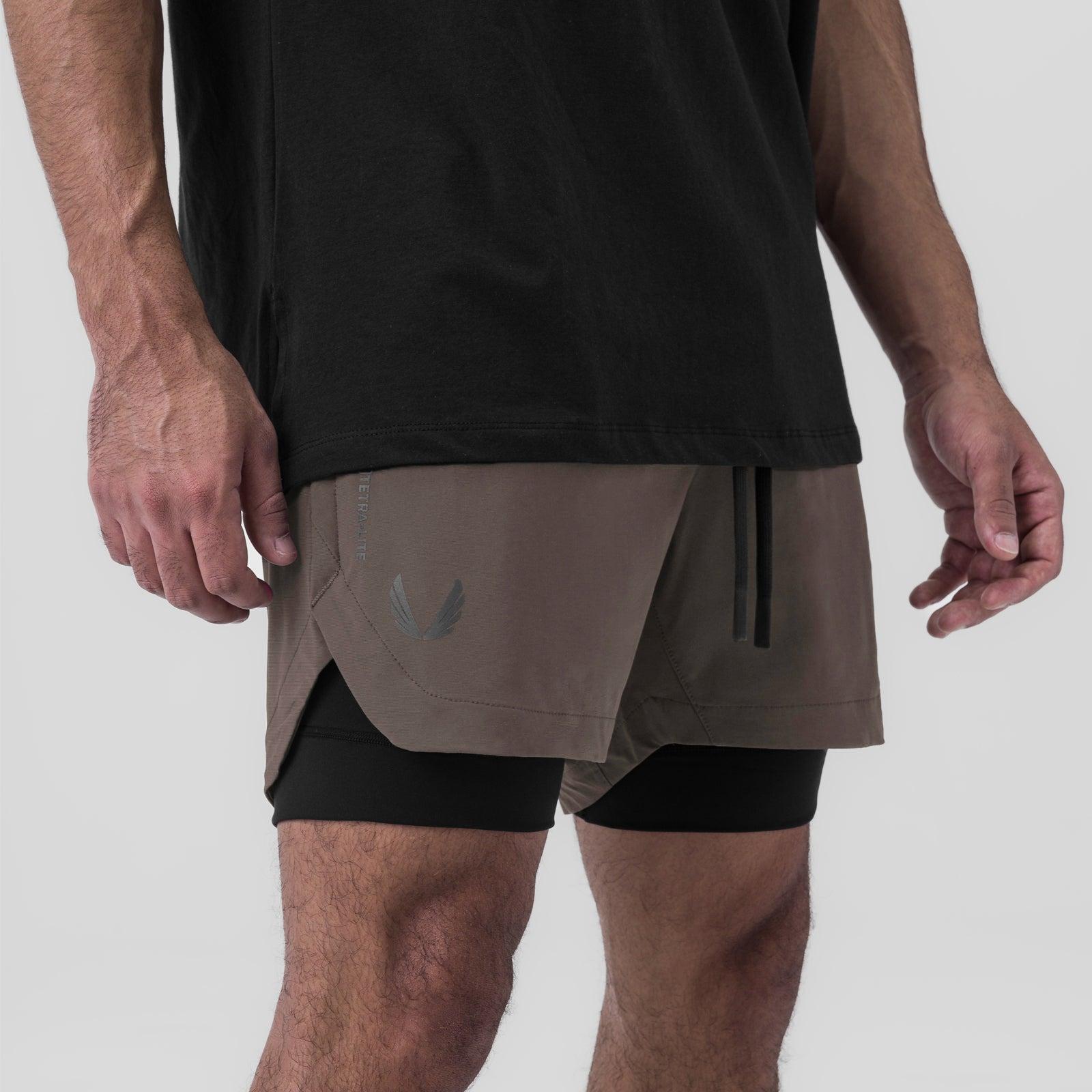 0865. Tetra-Lite® 5" Liner Short - Black "Wings"/Black Male Product Image